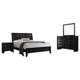 Briana 4-piece California King Bedroom Set Black